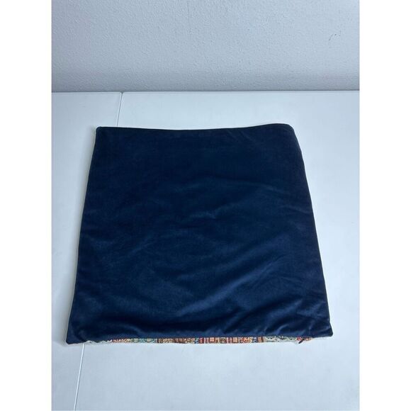 Caldeira Crosstitch Christmas Stitched Pillow Sham 19”X19” Made in England - Picture 4 of 8